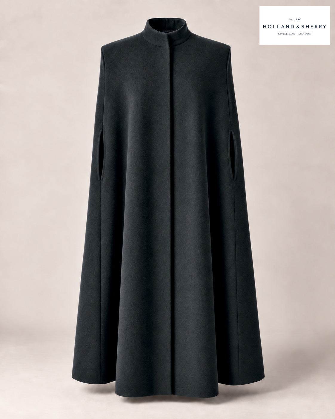 The Cape Men, Charcoal, Calf length, Front view.