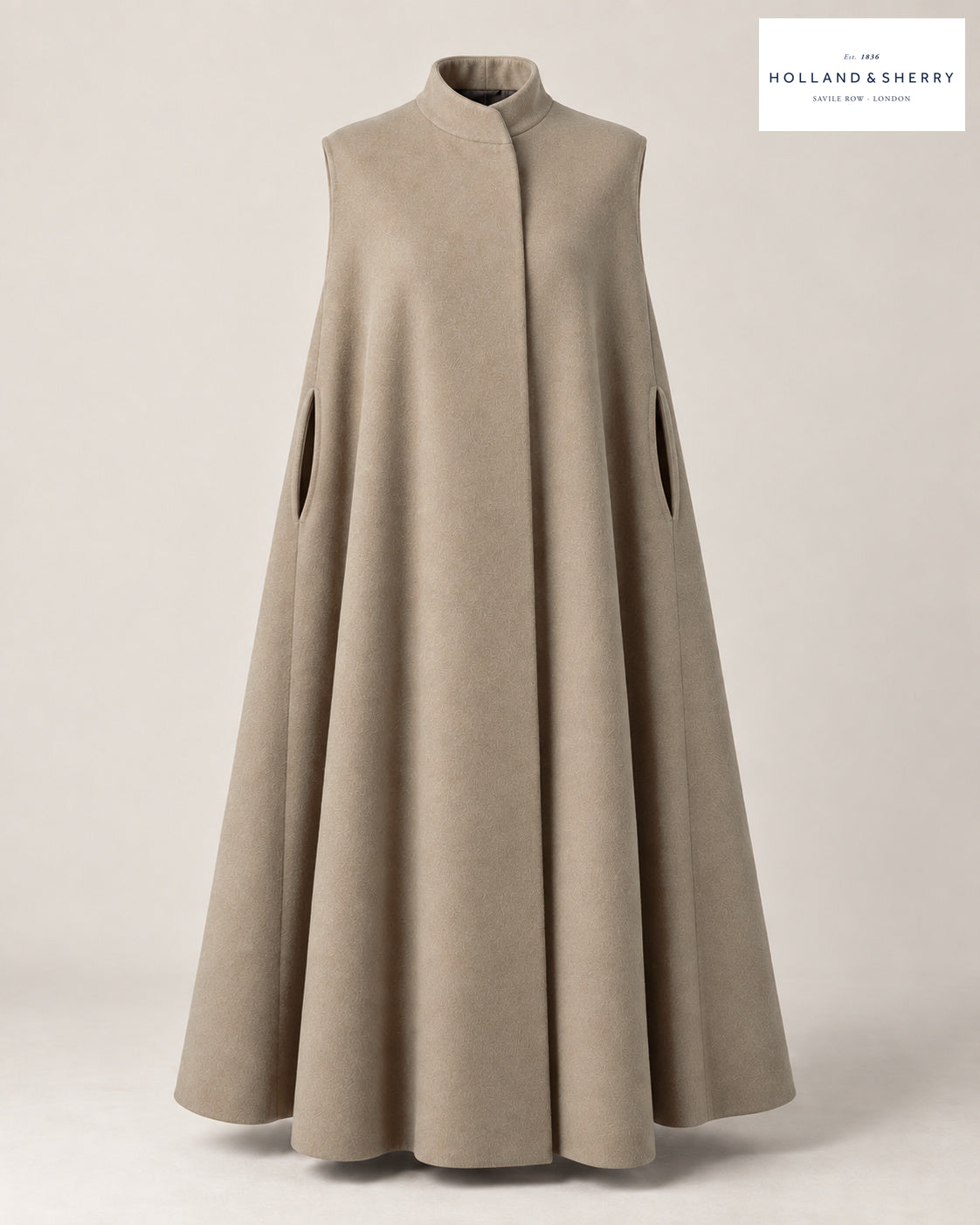 The Cape Women, Light Camel, Calf length, Front view.