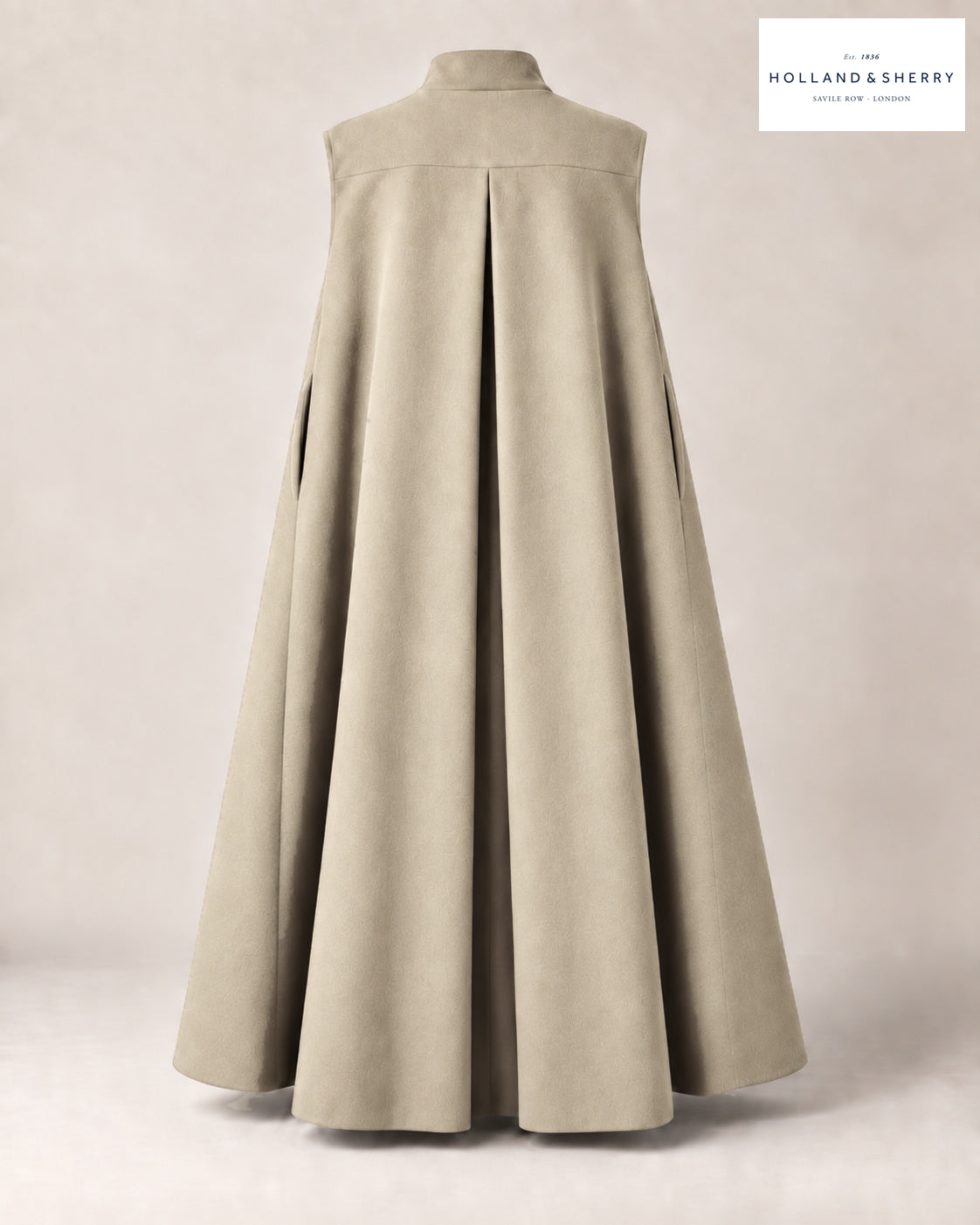 The Cape Women, Oatmeal, Calf length, Back view.