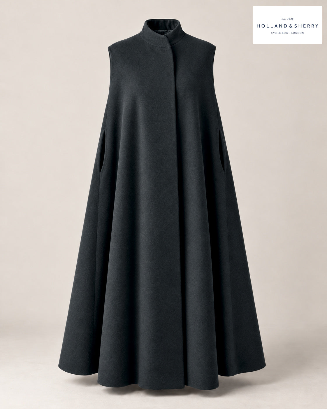 The Cape Women, Charcoal, Calf length, Front view.