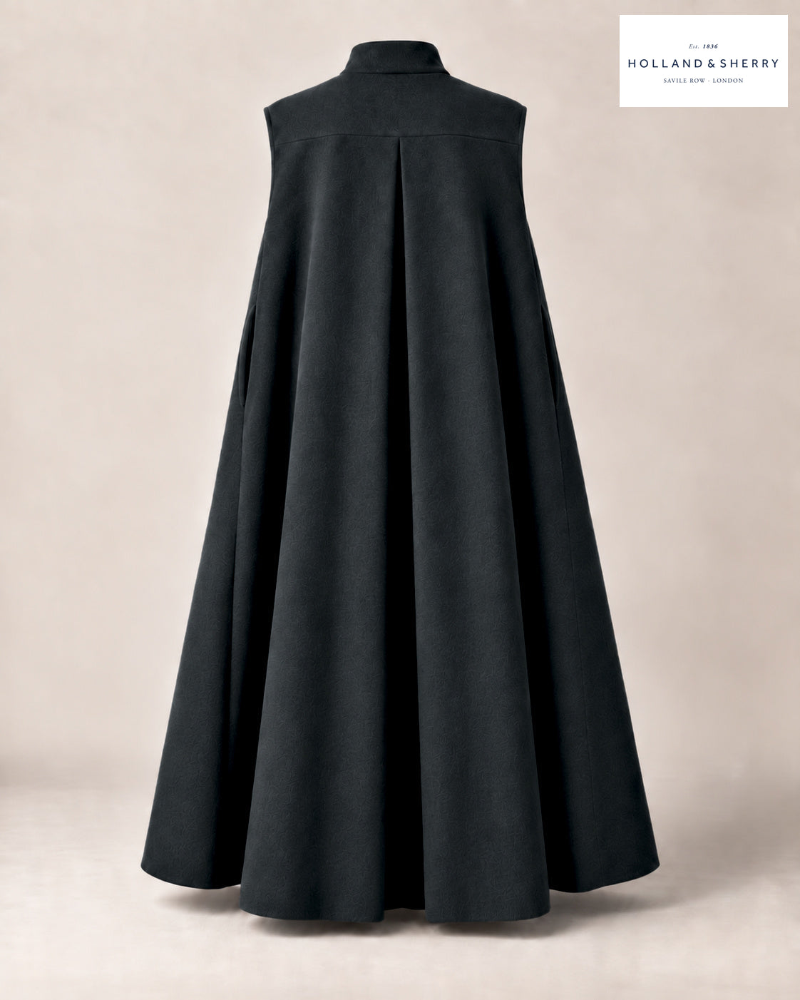 The Cape Women, Charcoal, Calf length, Back view.