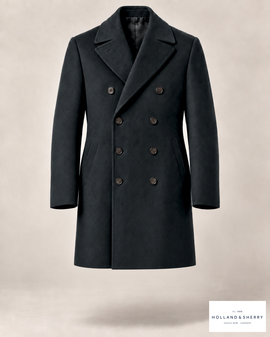 The Ulster Men, Charcoal, Knee length, Front view.