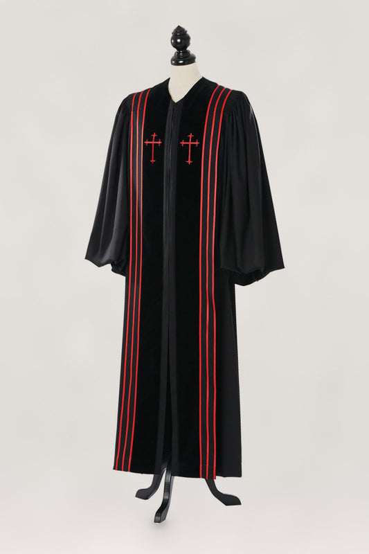 Bishop Clergy Robe — bespoke clergy robe, handcrafted in Bavaria