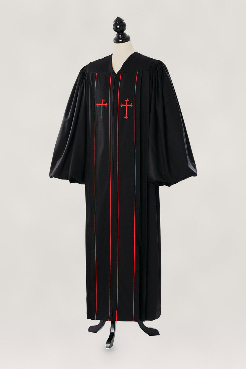 Clerical Pulpit Robe — bespoke clergy robe, handcrafted in Bavaria