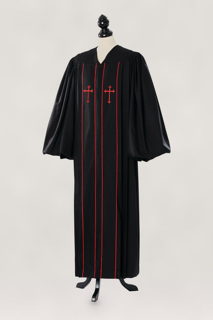 Clerical Pulpit Robe — bespoke clergy robe, handcrafted in Bavaria