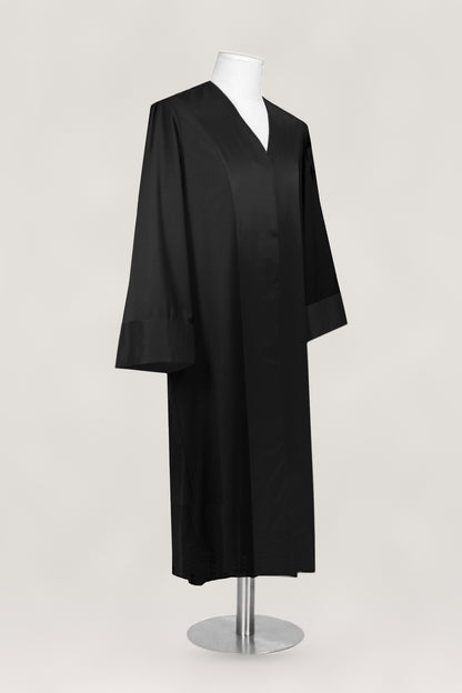 German Court Clerk's Robe — Three-quarter view