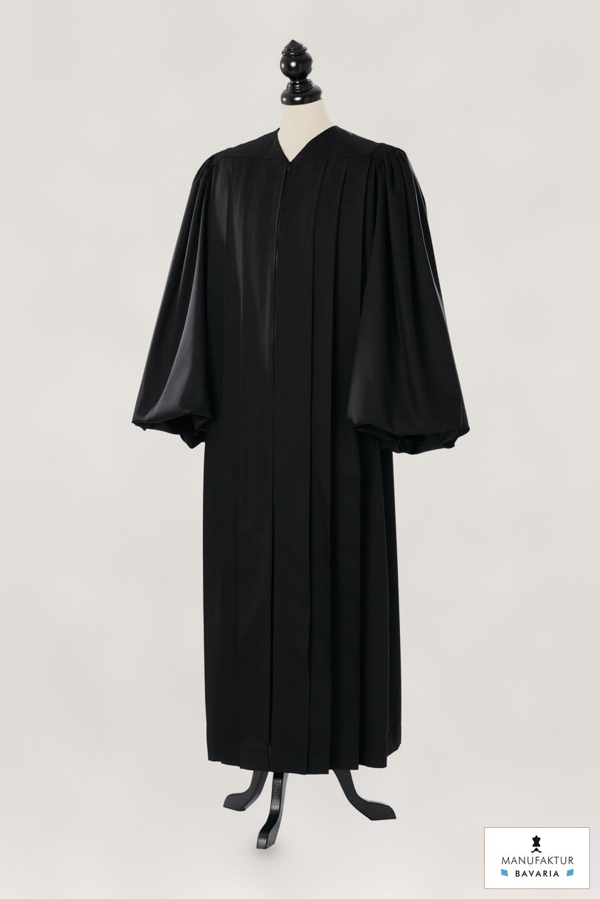 Magisterial US judge robe – Royal Regalia – original photograph with fabric logo
