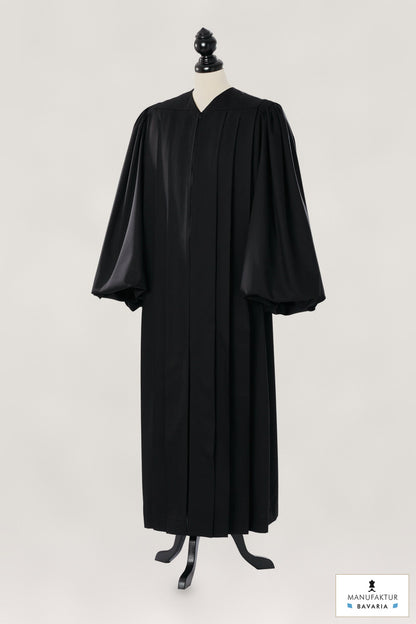 Magisterial US judge robe – Royal Regalia – original photograph with fabric logo