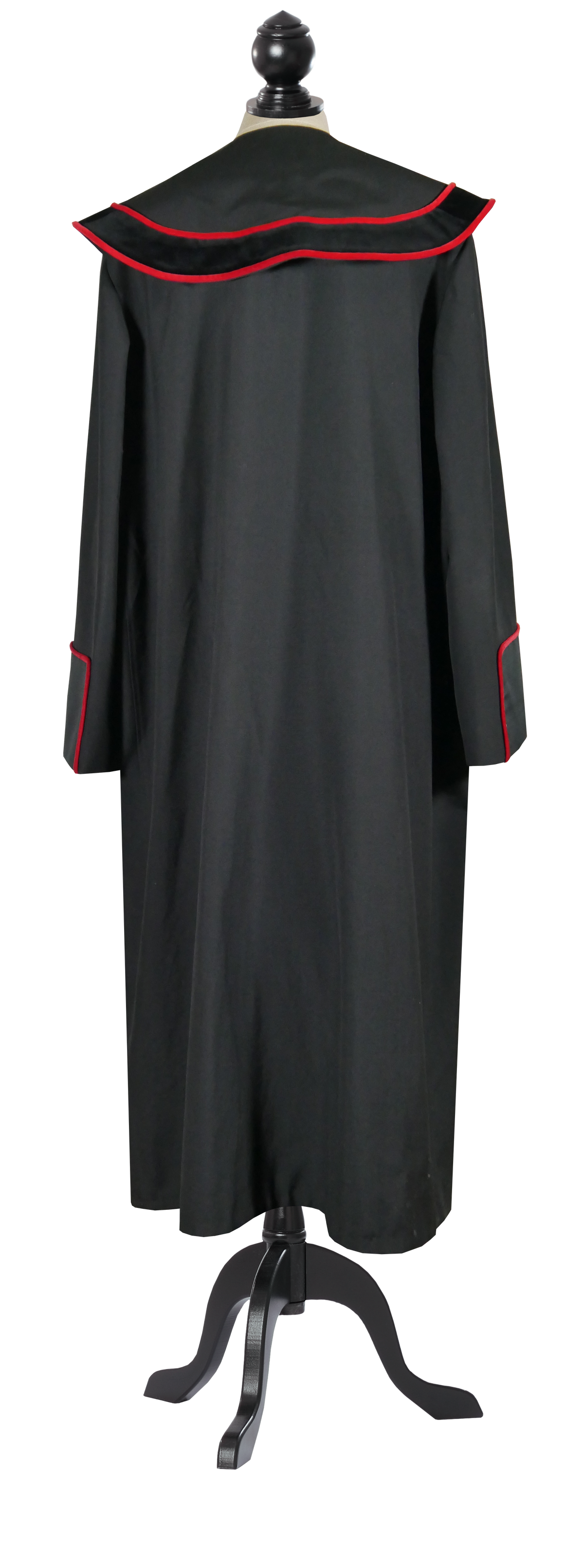 Austrian Public Prosecutor's Robe with red velvet trim — Back view