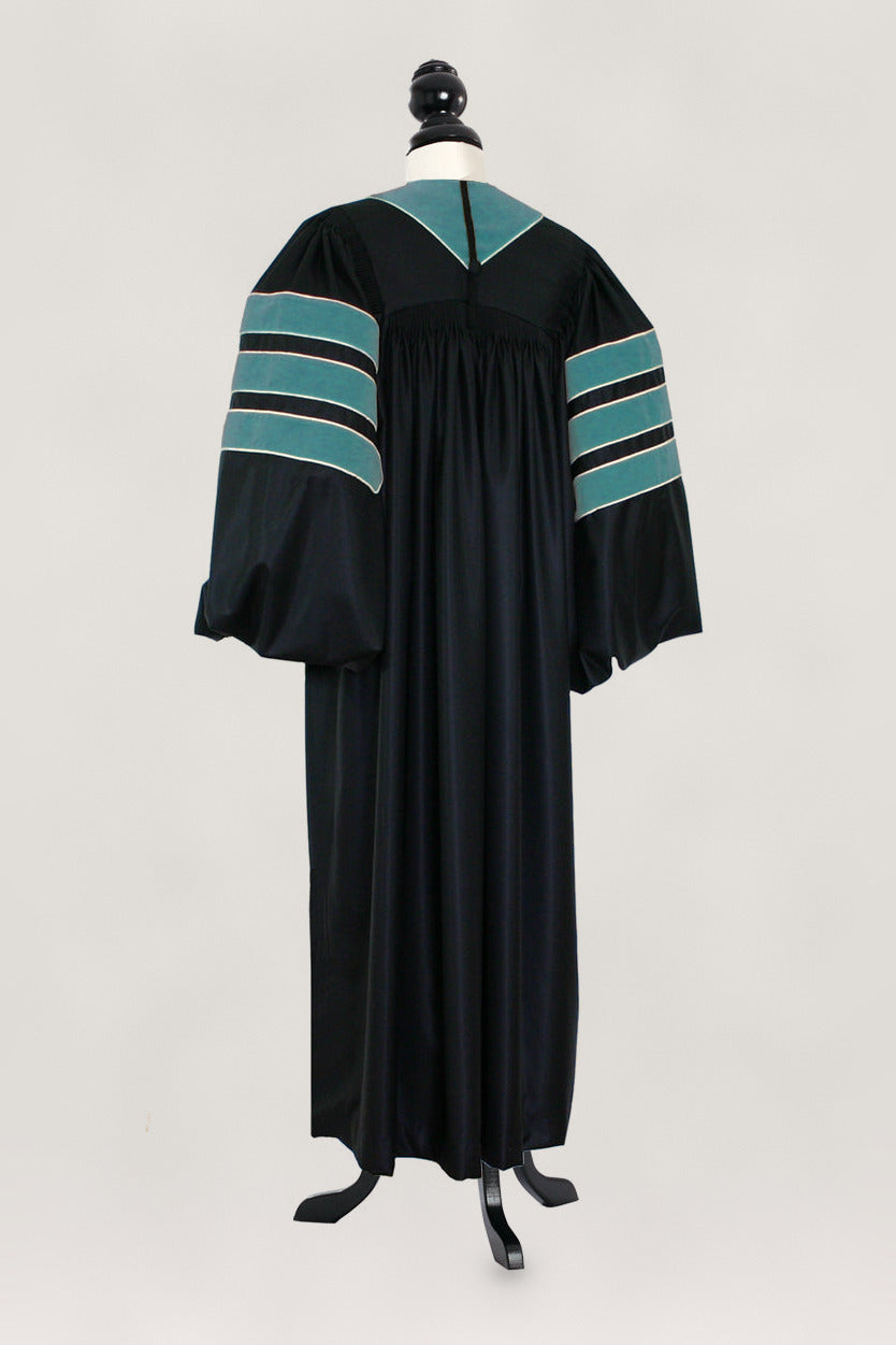Public Administration, Foreign Service — bespoke doctoral gown, handcrafted in Bavaria (view 2)