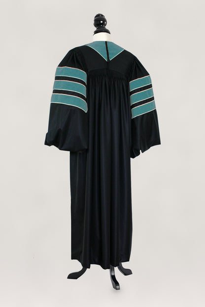 Public Administration, Foreign Service — bespoke doctoral gown, handcrafted in Bavaria (view 2)