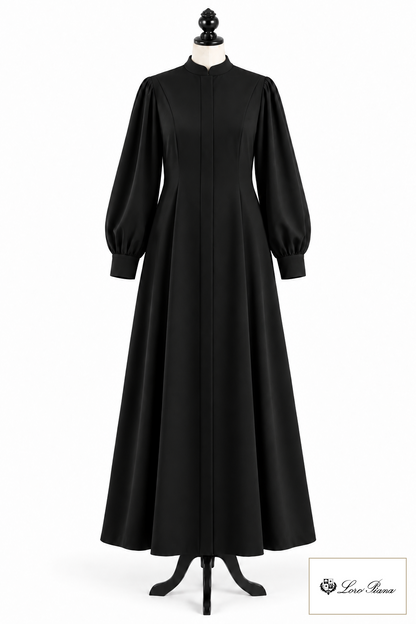 Women's Preaching Robe – style visualisation with house mark Loro Piana