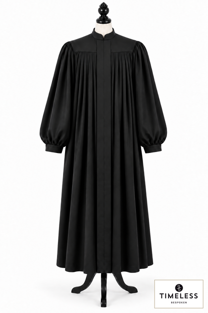 Rabbi & Cantor Robe – style visualisation with house mark TIMELESS | bespoken