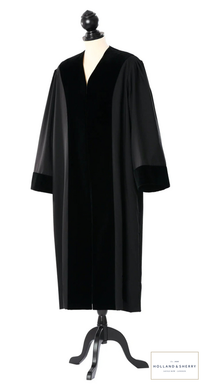German Judge's Robe — Royal Mile — original photograph with fabric house mark