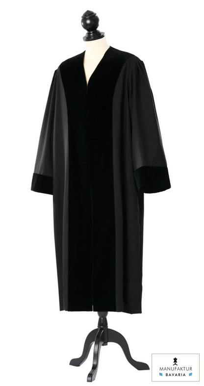 German Public Prosecutor's Robe — Royal Regalia — original photograph with fabric house mark