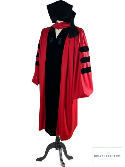 Harvard PhD Robe — Royal Mile — original photograph with fabric house mark