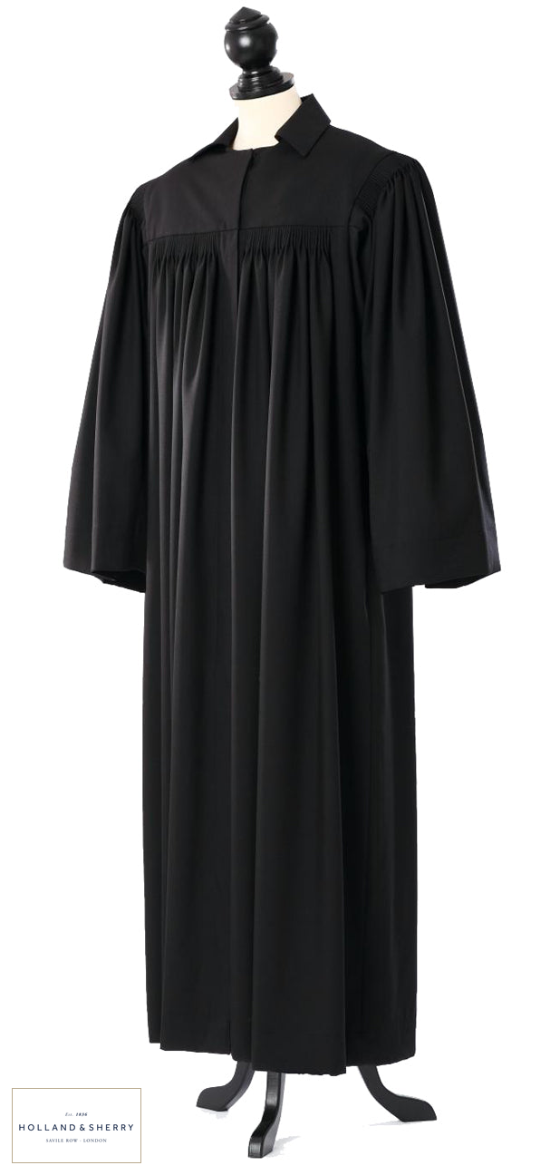Protestant Clergy Robe – General, Prussian / Baden Form — Royal Mile — original photograph with fabric house mark