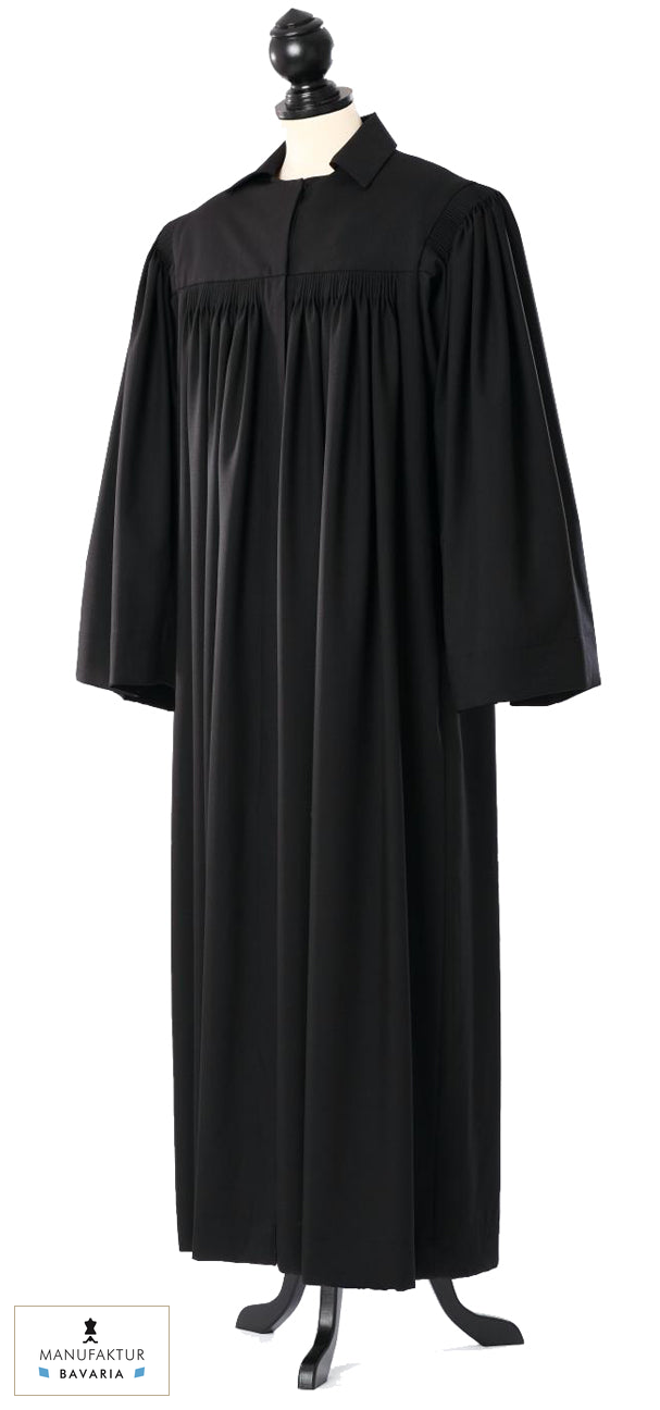 Protestant Clergy Robe – General, Prussian / Baden Form — Royal Regalia — original photograph with fabric house mark