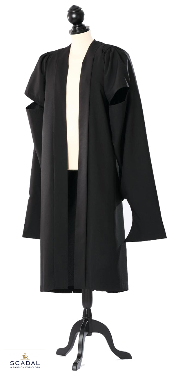Oxford Master's Gown — Capri Cool Wool — original photograph with fabric house mark