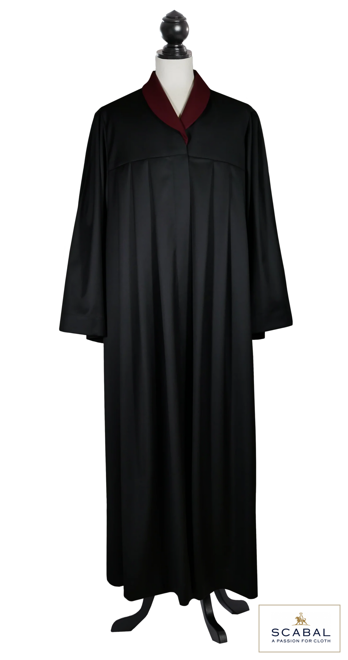 Lektor, Prädikant & Vikar Robe — Capri Cool Wool — original photograph with fabric house mark