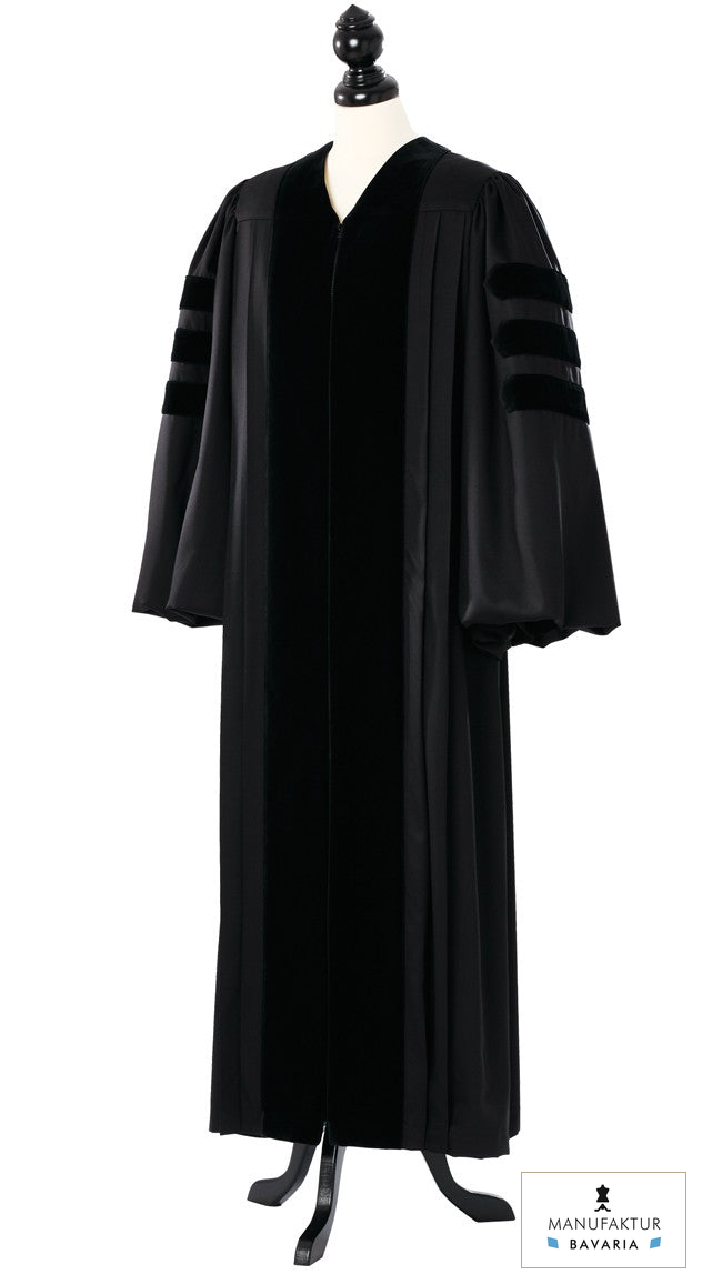 Doctoral Pulpit Robe – Royal Regalia – original photograph with fabric logo