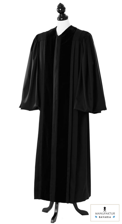 John Wesley Clergy Robe – Royal Regalia – original photograph with fabric logo