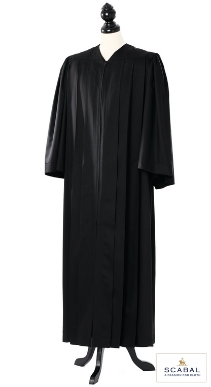 Principal US Judge Robe – Capri Cool Wool – original photograph with fabric logo