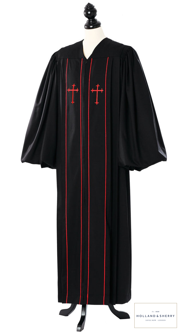 Clerical Pulpit Robe – Royal Mile – original photograph with fabric logo