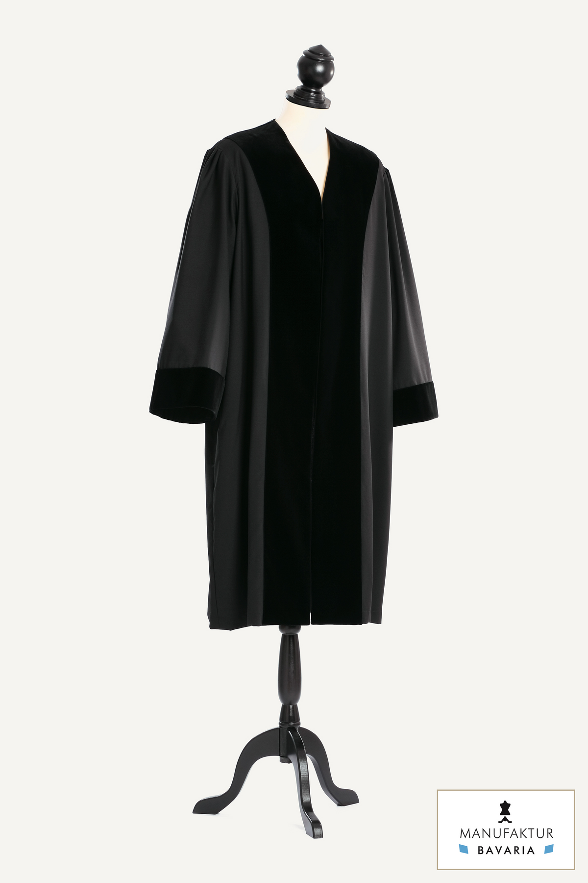 German Judge's Robe — Royal Regalia — studio photograph with fabric house mark