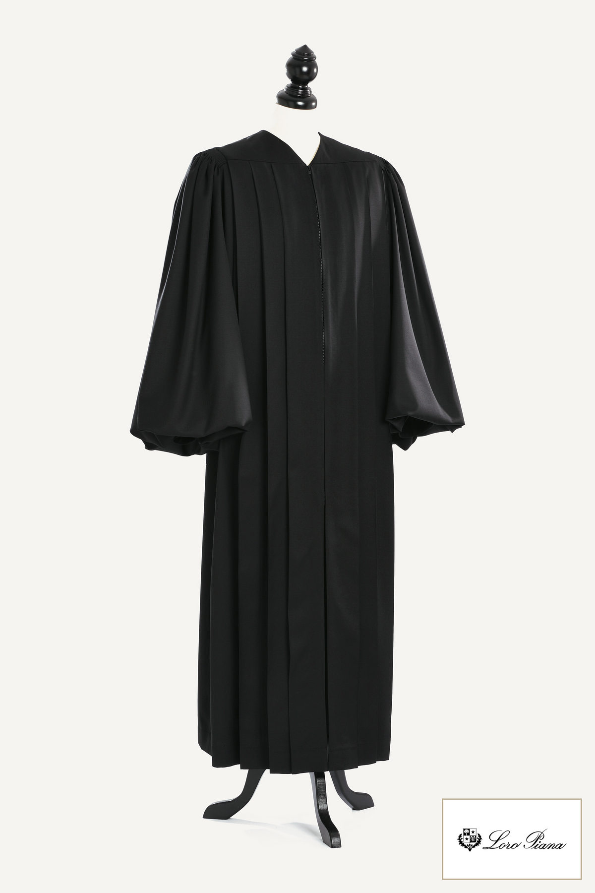 Magisterial US Judge Robe — Summer Tasmanian — studio photograph with fabric house mark