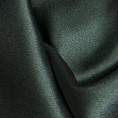 Silk lining in emerald green