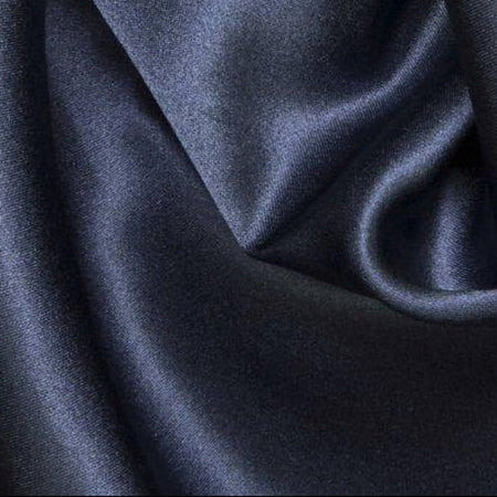Silk lining in navy