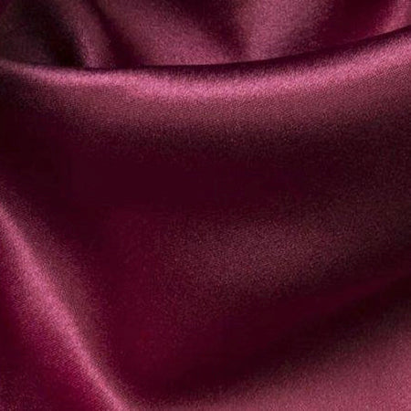 Silk lining in bordeaux