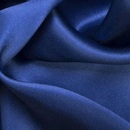 Silk lining in royal blue