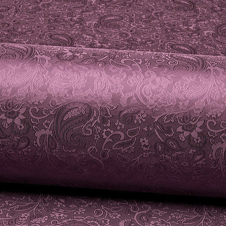 Viscose lining with paisley pattern in bordeaux