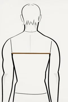 Back, horizontal line between the armpits