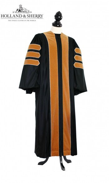 Deluxe Doctoral of Engineering Academic Gown for faculty and Phd. - TIMELESS, HOLLAND & SHERRY Trafalgar Square