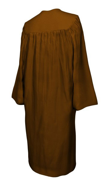 MATTE BROWN CAP & GOWN TECHNICAL & VOCATIONAL GRADUATION SET