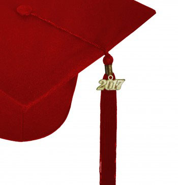 MATTE MAROON RED CAP AND GOWN