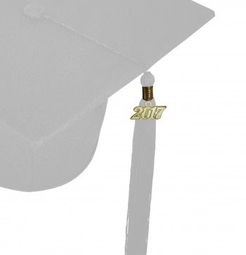 MATTE SILVER CAP & GOWN TECHNICAL & VOCATIONAL GRADUATION SET