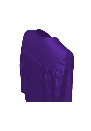 SHINY PURPLE CAP & GOWN MIDDLE SCHOOL JUNIOR HIGH GRADUATION SET